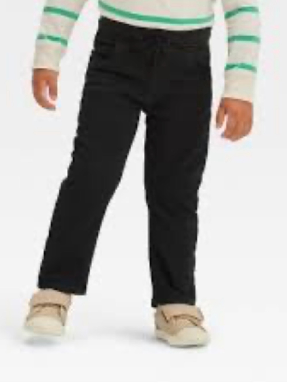 Janie and Jack Black Pull-On Jogger Pants for Kids